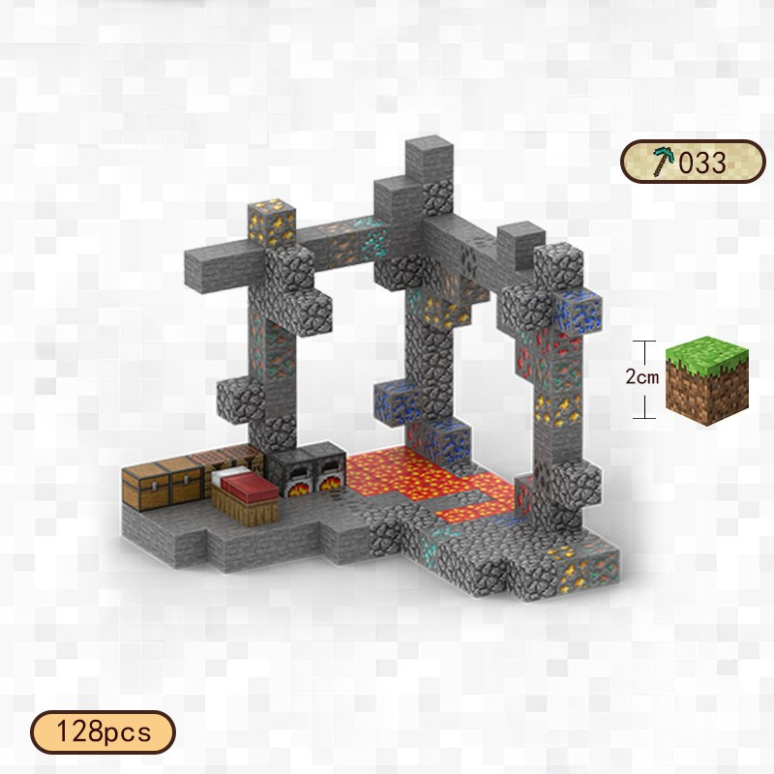 T033 - Lava Mine Kit - 128 pcs