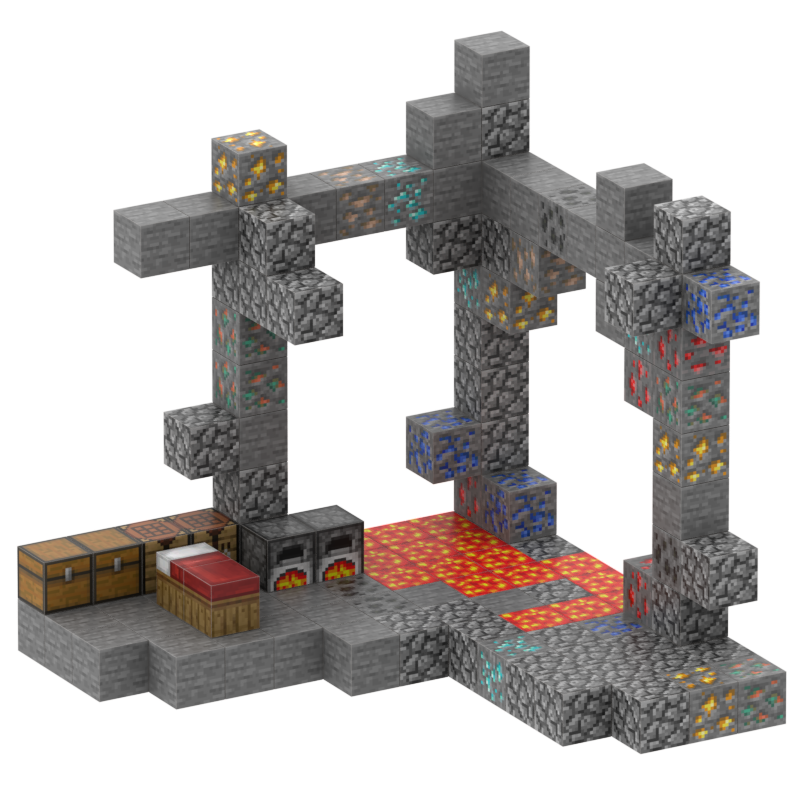 T033 - Lava Mine Kit - 128 pcs
