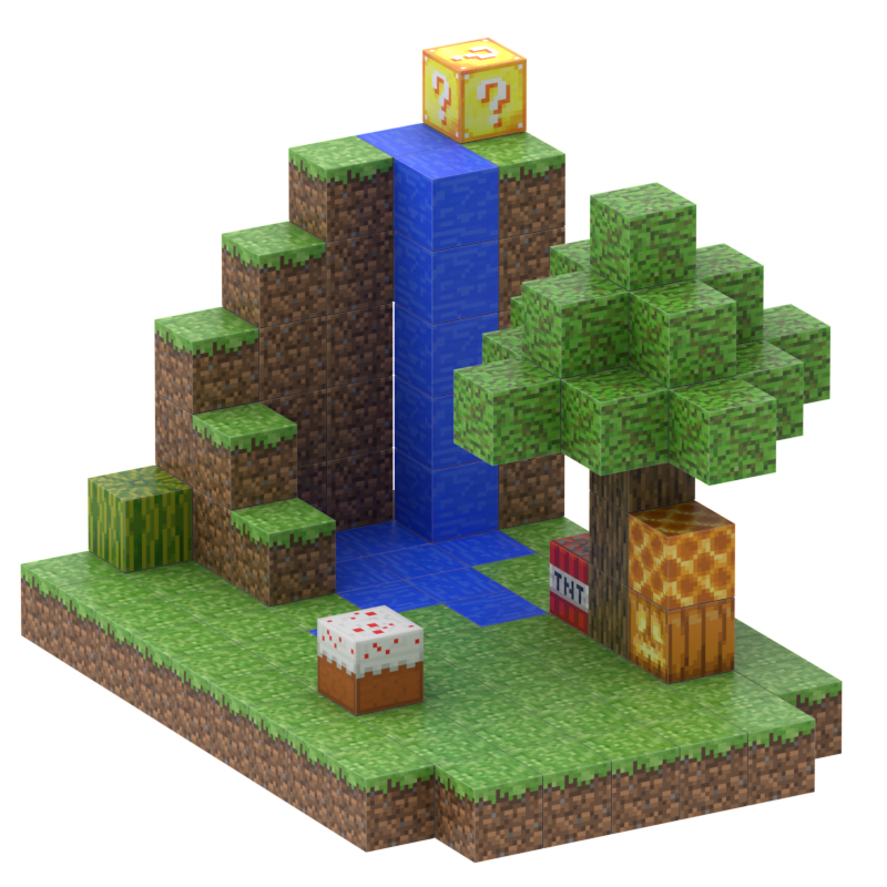 T059 - Waterfall Biome - 128 pcs