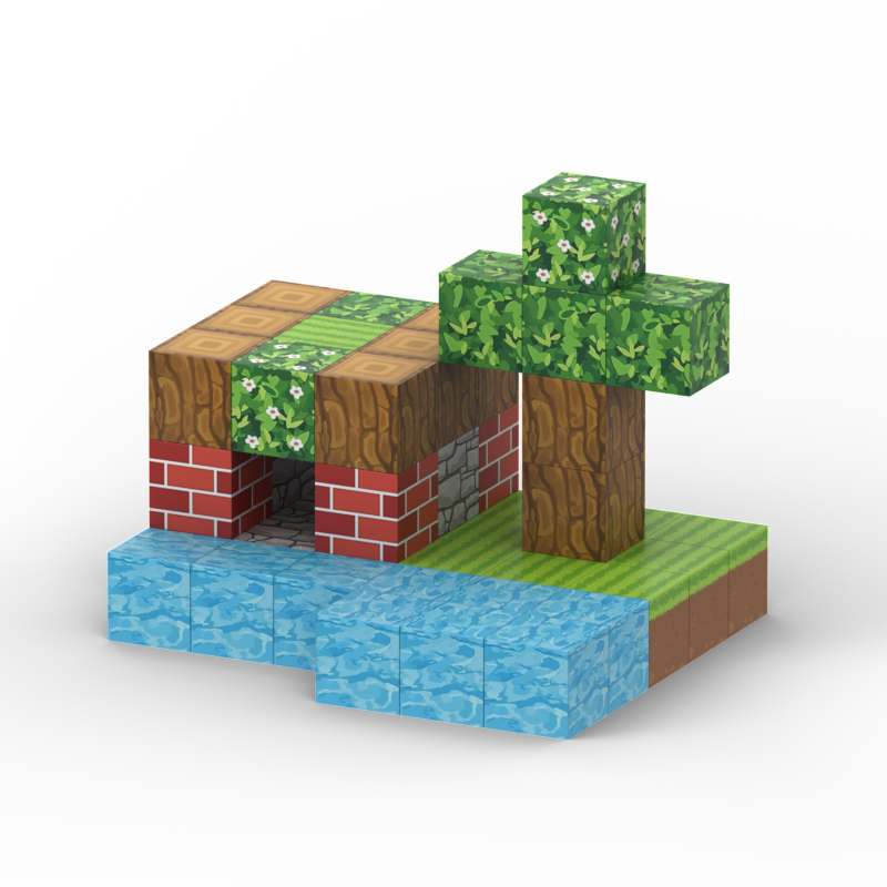 Z019 - Forest House Kit- 48pcs